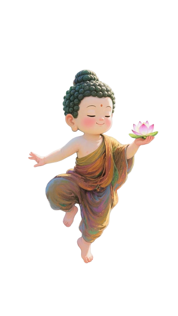 Hình tượng an tĩnh nâng hoa sen